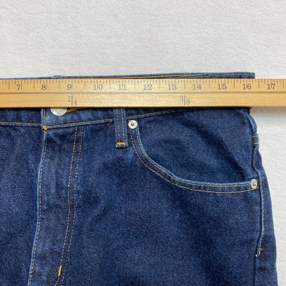Vintage Polo Jeans Co Men's 30 Blue Denim Pants Loose Fit 90s Y2K - Picture 5 of 10